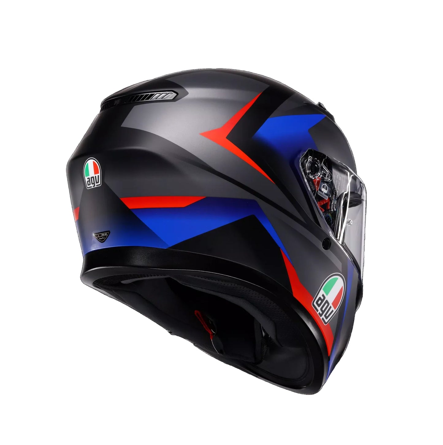 AGV K3 Striga - Matt Black / Blue / Red