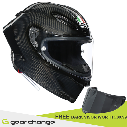 AGV Pista GP-RR ECE 22.06 (2023) - Gloss Carbon - Free Dark Visor