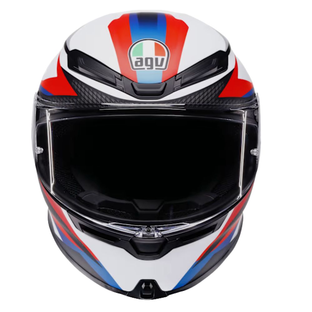 AGV AGV K6-S Timewarp Red / White / Blue - Rear View