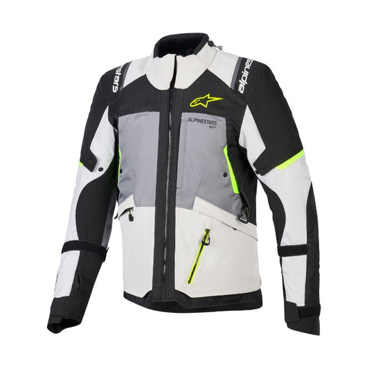 Alpinestars Andes V4 Drystar Jacket - Dark Gray/Ice Gray/Black/Yellow Fluo