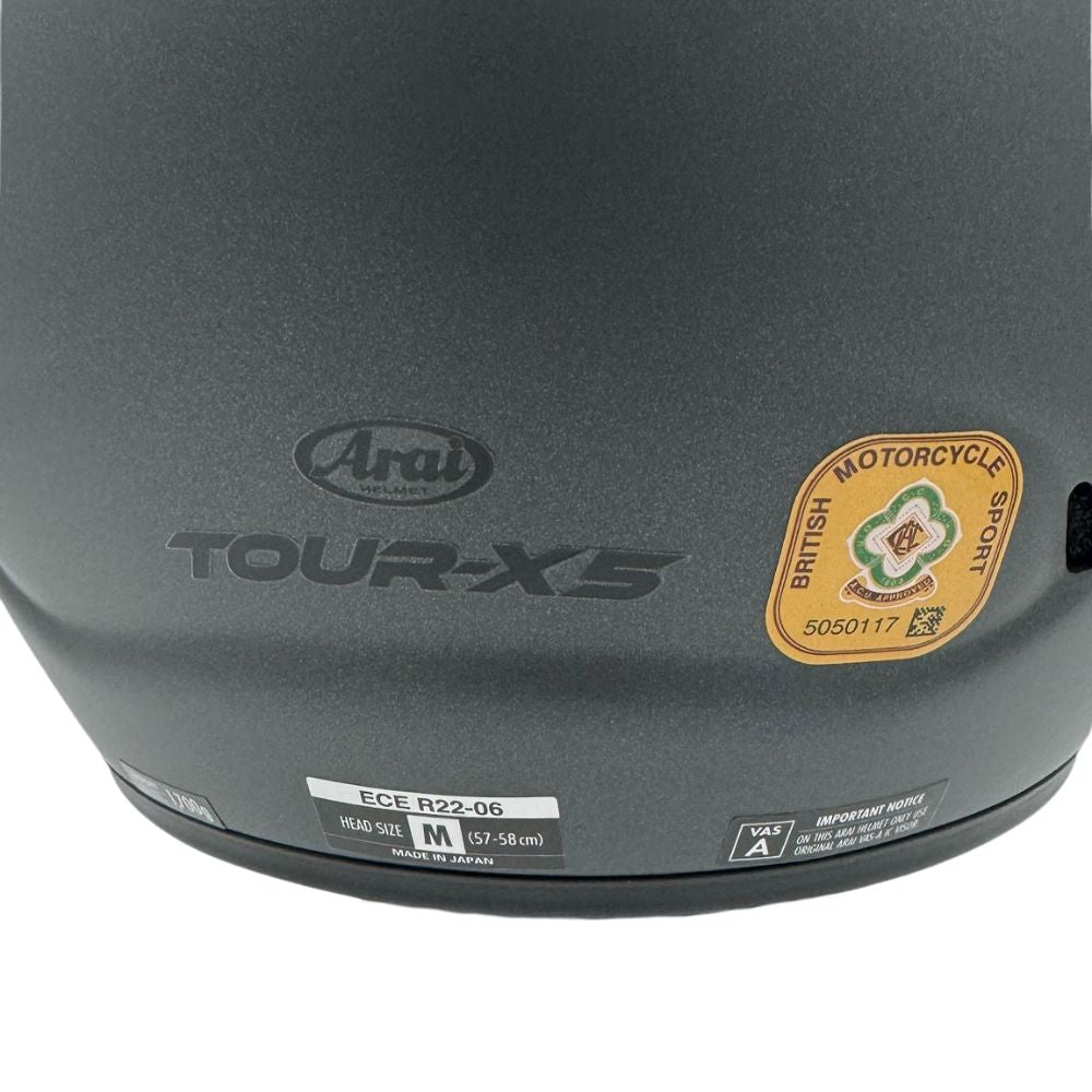 Arai Arai Tour-X 5 Solid Frost Gun Metallic - View 15