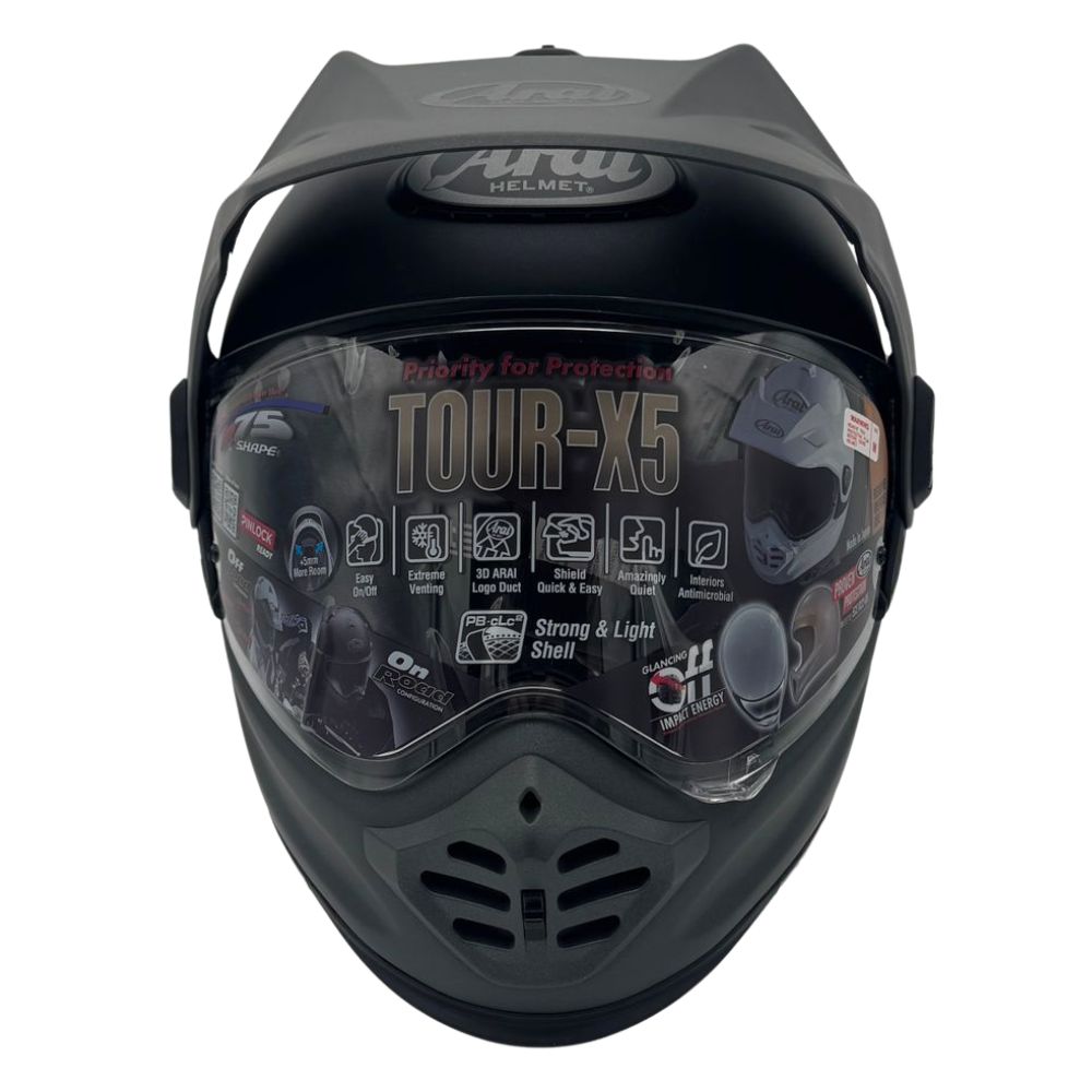 Arai Arai Tour-X 5 Solid Frost Gun Metallic - Detail View
