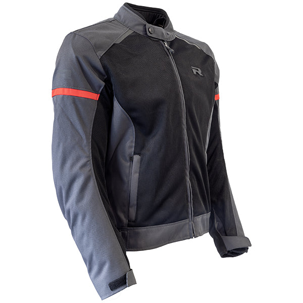 Richa RICHA AUYAN WP JACKET BLACK/GREY/RED - Front View