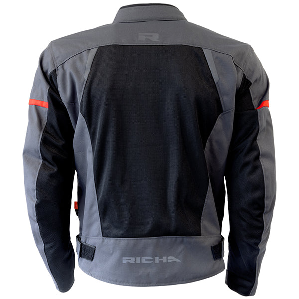 Richa RICHA AUYAN WP JACKET BLACK/GREY/RED - Side View