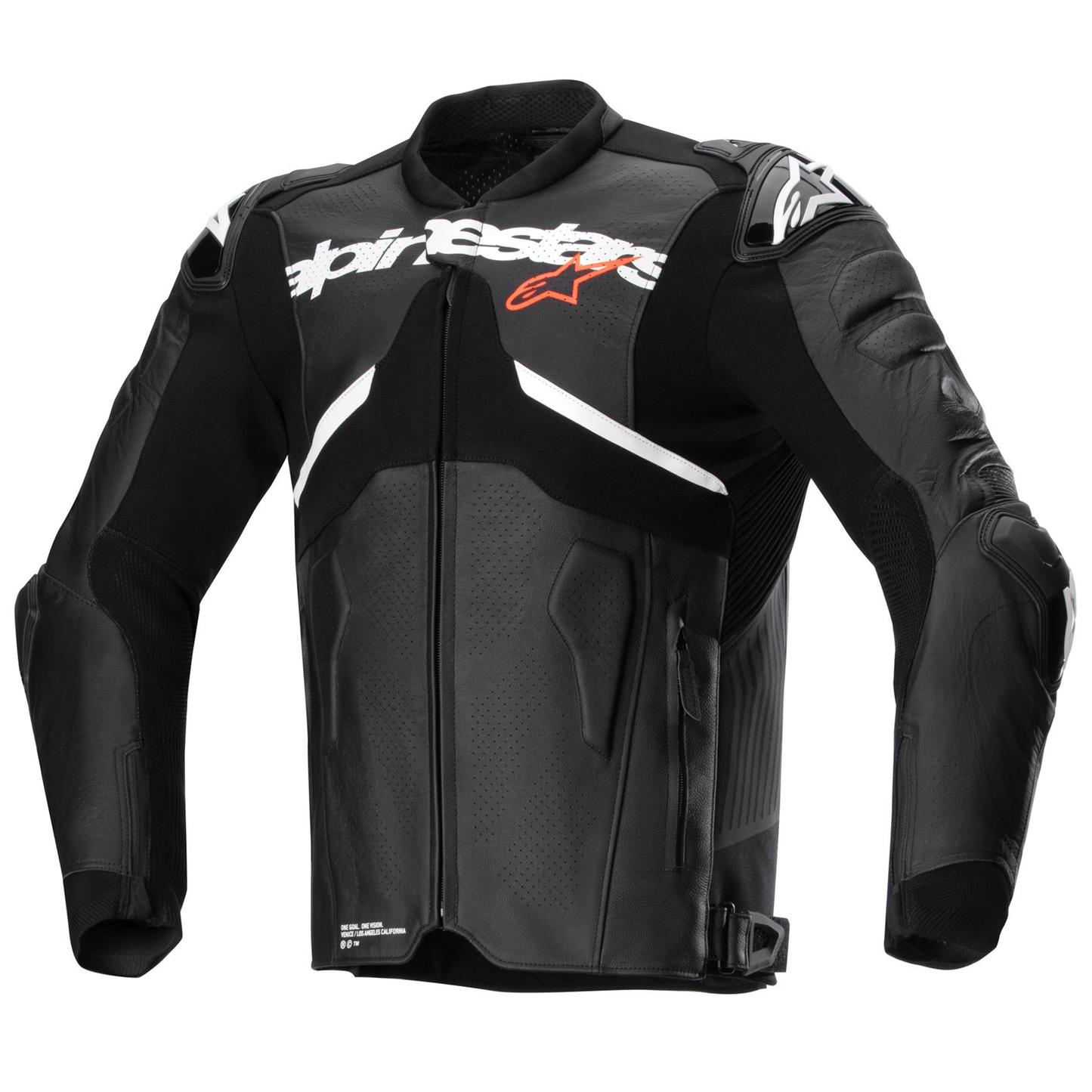 Alpinestars Atem V5 Leather Jacket - Black/White