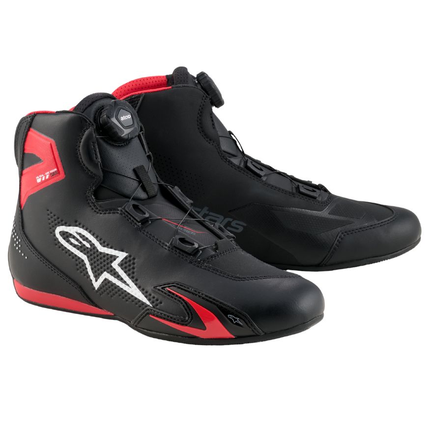 Alpinestars Alpinestars Celer Shoes Black Bright Red - Rear View