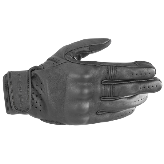 Alpinestars Dyno Leather Gloves - Black/Black