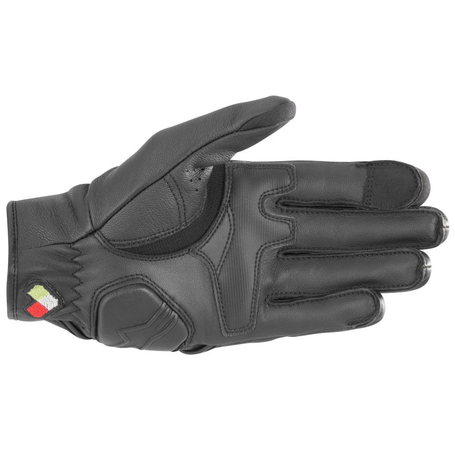 Alpinestars Dyno Leather Gloves - Black/Black