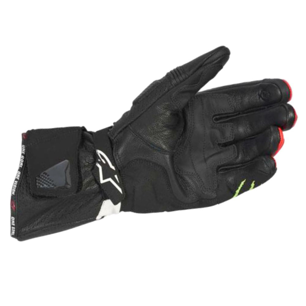 Alpinestars Alpinestars FQ20 SP-3 Monster Gloves Black / Red Fluo / White - Side View
