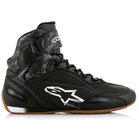 Alpinestars Faster-3 Shoes - Black/Dark Grey/Gum