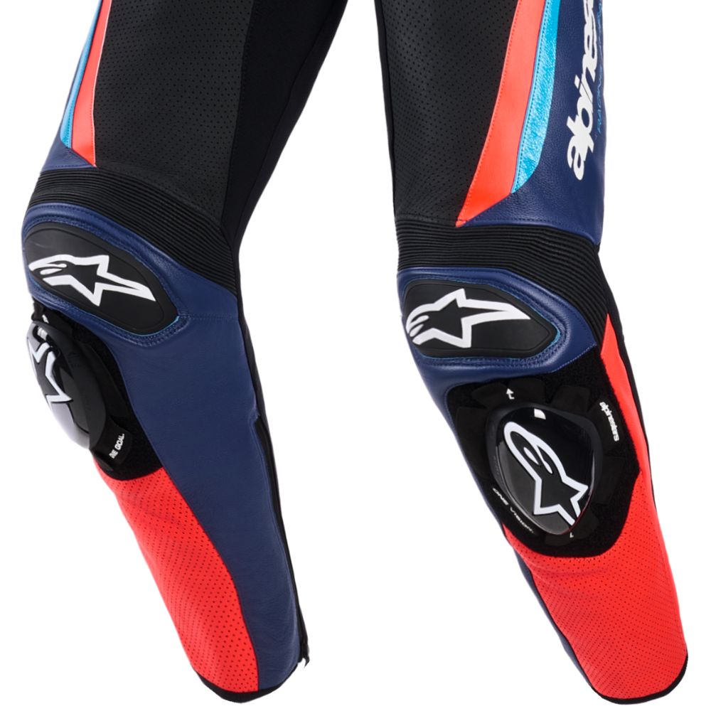 Alpinestars Alpinestars GP Force V2 1 Piece Suit - Black / Blue / Red Fluo - View 6