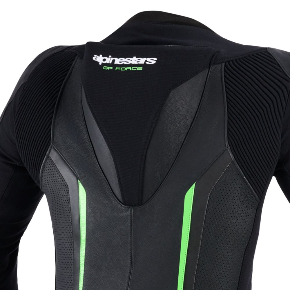 Alpinestars Alpinestars GP Force V2 1 Piece Suit - Black / Green - Rear View
