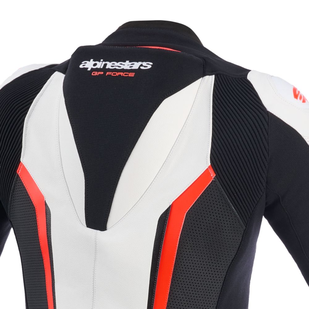 Alpinestars Alpinestars GP Force V2 1 Piece Suit White / Black / Red Fluo - Rear View