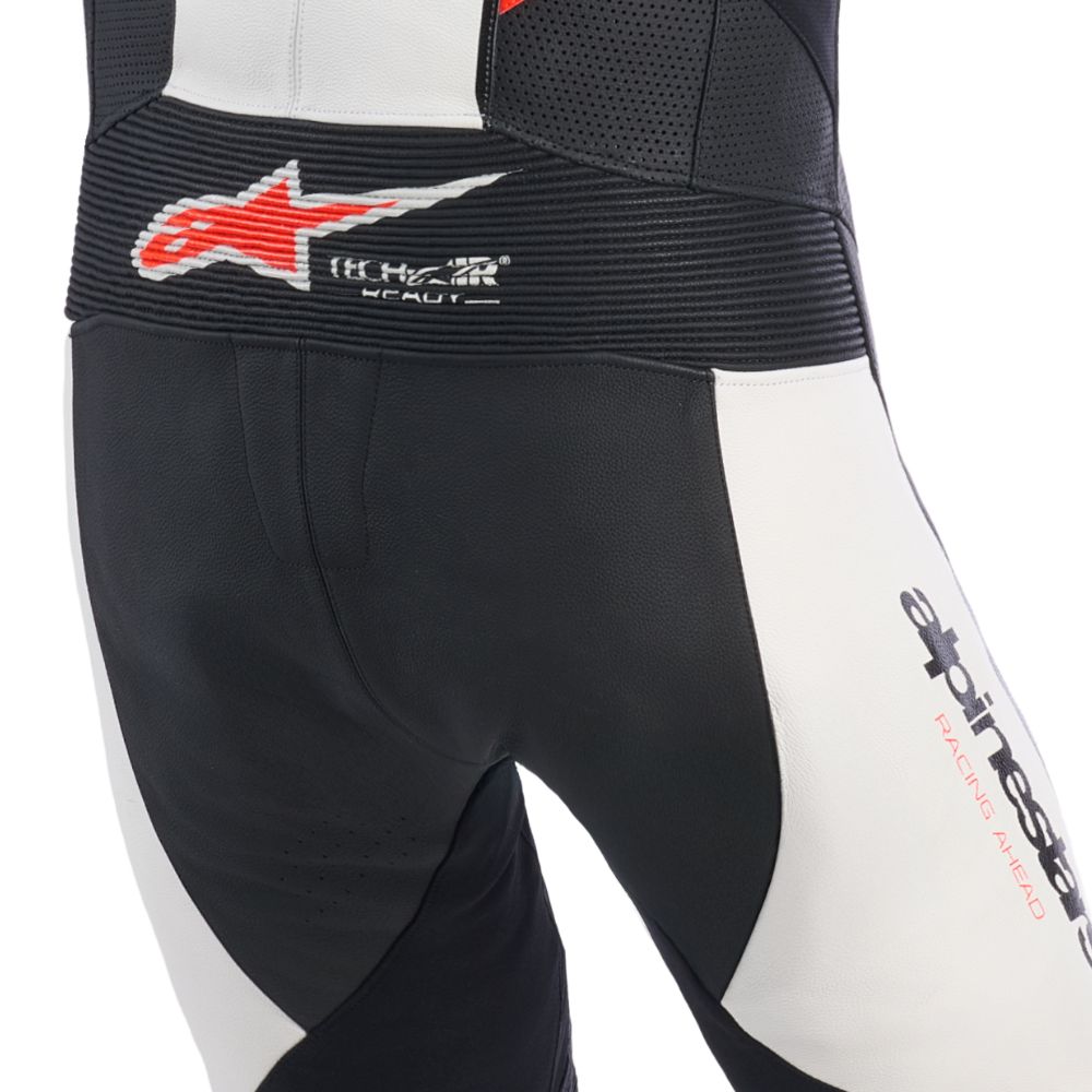 Alpinestars Alpinestars GP Force V2 1 Piece Suit White / Black / Red Fluo - Detail View