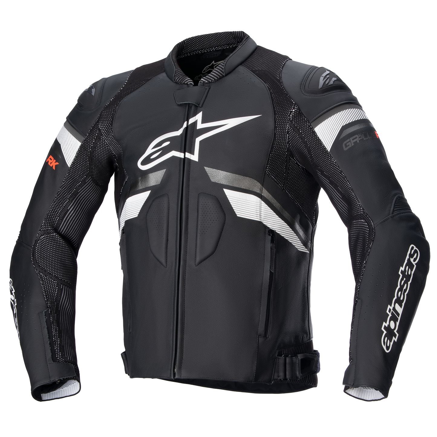 Alpinestars GP Plus R V3 Rideknit Leather Jacket Black/White