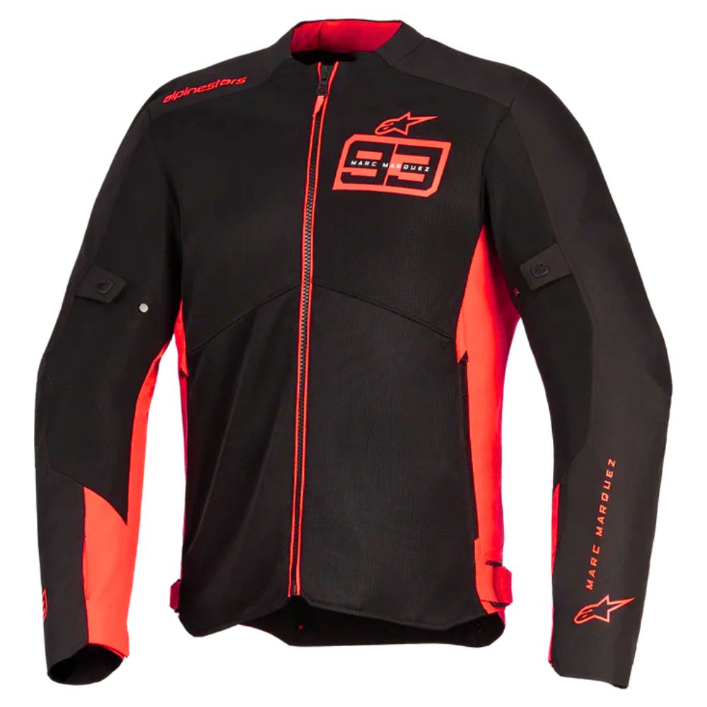 Alpinestars Alpinestars MM93 C-1 Air Jacket Red Fluo Bright Red Black - Front View