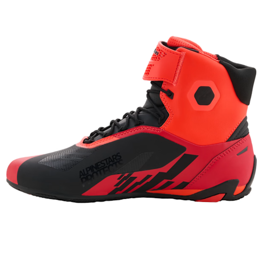 Alpinestars MM93 Faster-4 Shoes Fluo Red / Bright Red / Black
