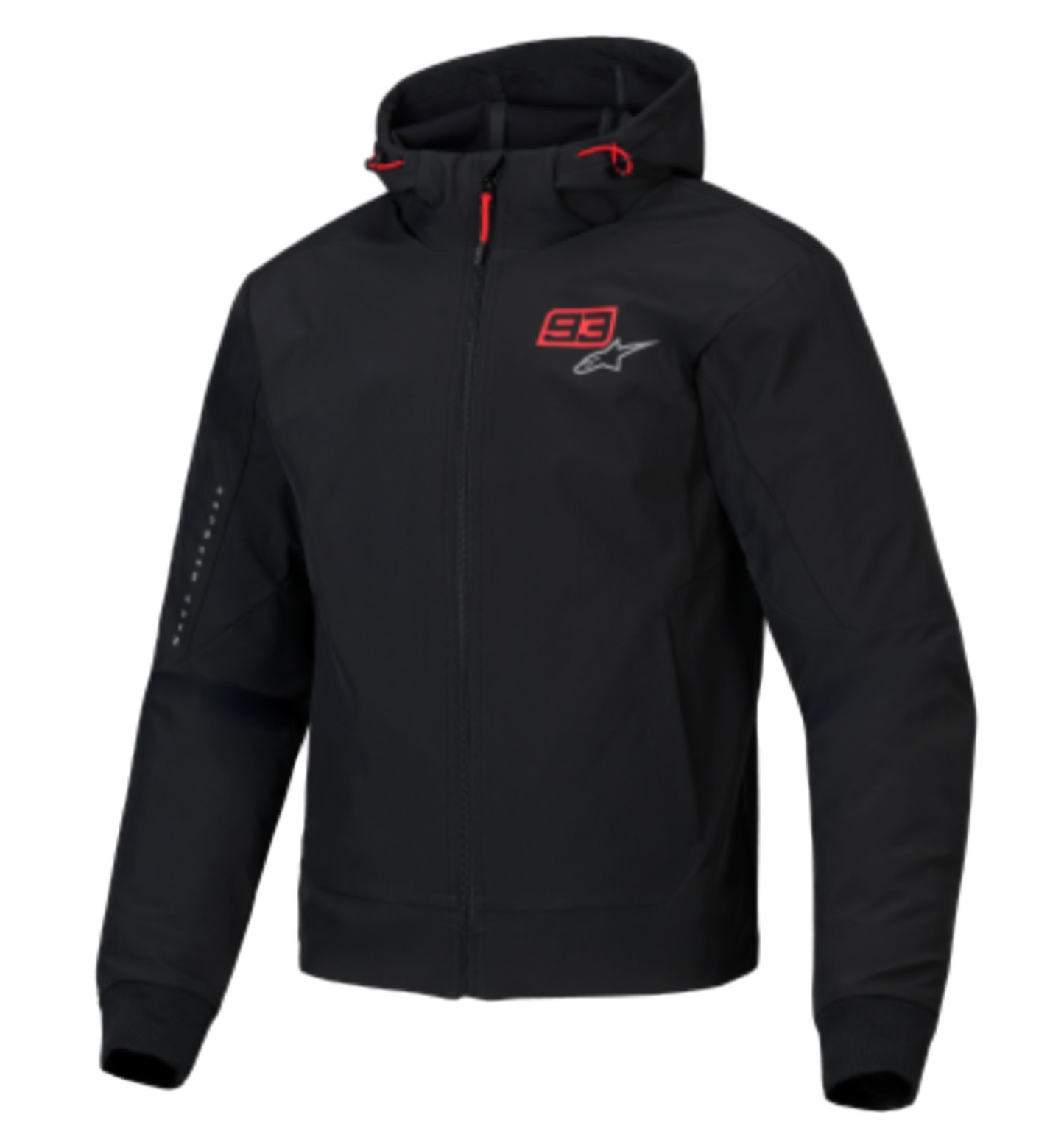 Alpinestars MM93 Radium Tech Hoodie Black Bright Red
