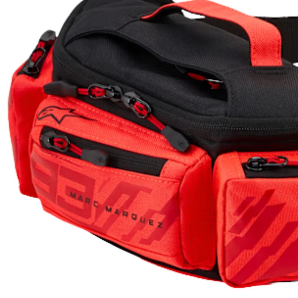 Alpinestars Alpinestars MM93 Waist Bag - Black /  Red Fluo / Bright Red - Rear View
