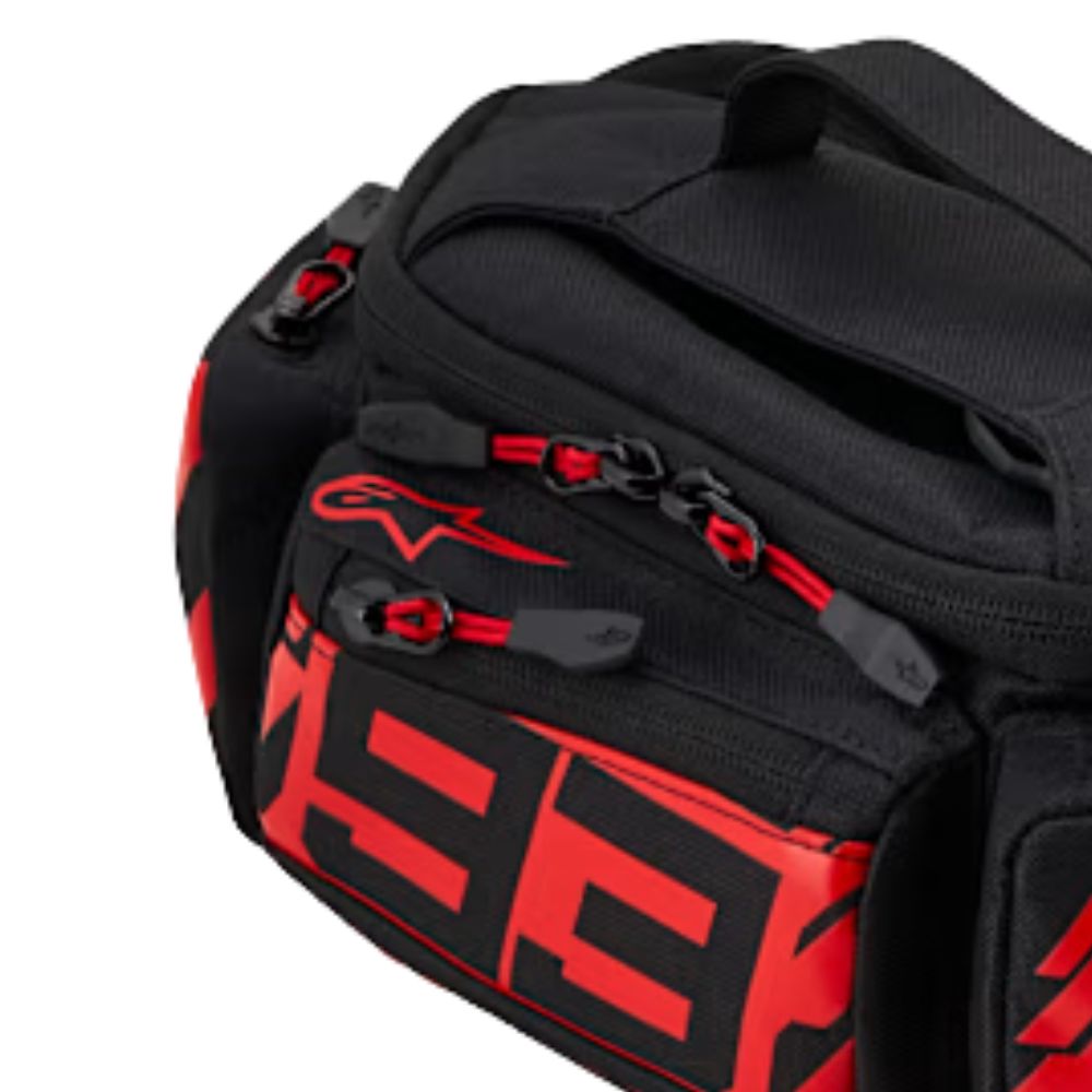 Alpinestars Alpinestars MM93 Waist Bag - Red Fluo / Bight Red / Black - Rear View