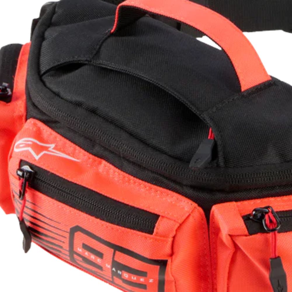 Alpinestars Alpinestars MM93 Waist Bag - Black /  Red Fluo - Rear View