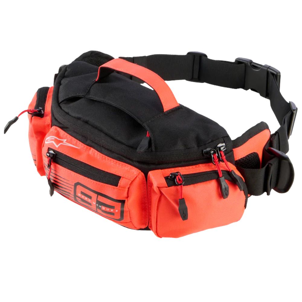Alpinestars Alpinestars MM93 Waist Bag - Black /  Red Fluo - Front View