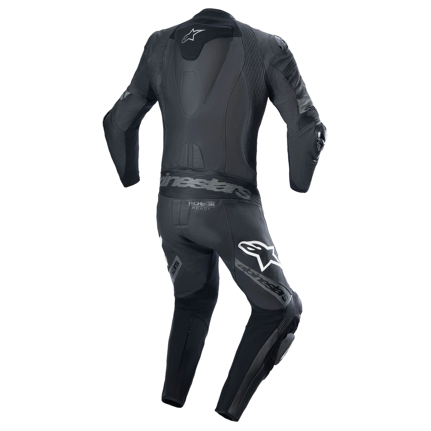 Alpinestars Missile V2 Ward 1 Piece Leather Suit - Black/Metallic Grey (1024)