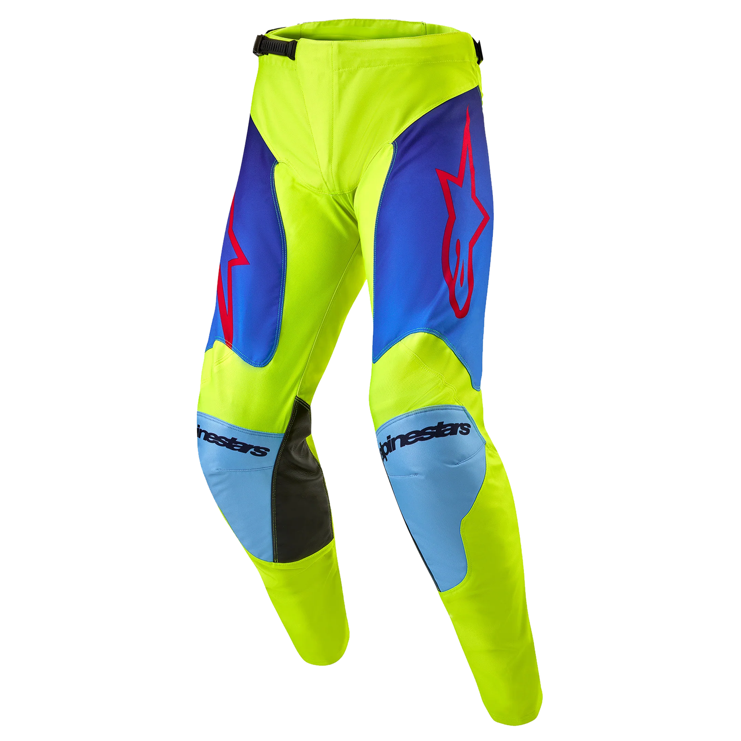 Alpinestars Racer Hoen Pants - Yellow Fluo/Blue/Night Navy (525)