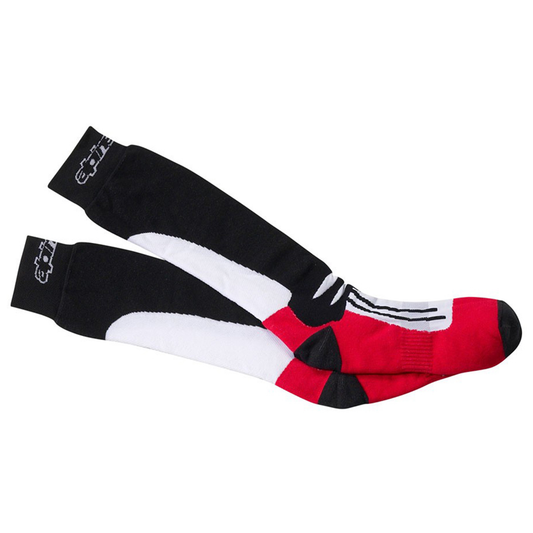 Alpinestars Racing Road Long Socks - Black/Red/White