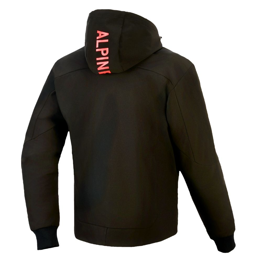 Alpinestars Alpinestars Radium Tech Hoodie Black Bright Red - Side View