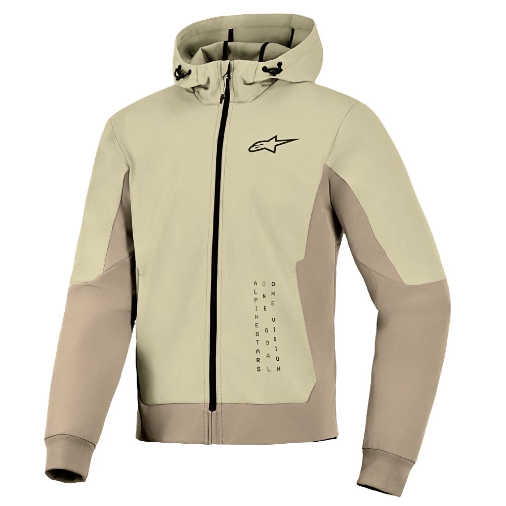 Alpinestars Alpinestars Radium Tech Hoodie Mastic Aluminum - Front View