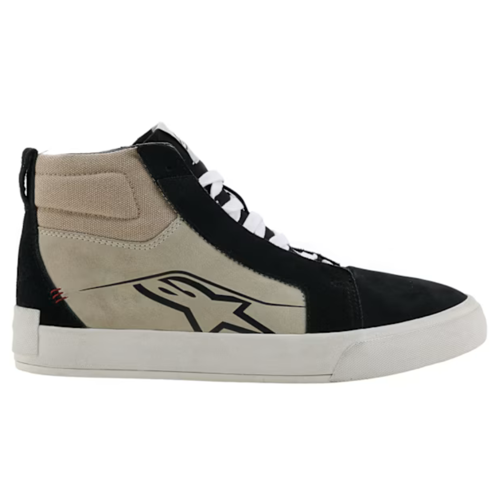 Alpinestars Ride-63 Leather Riding Boots - Black / Cool Grey / White