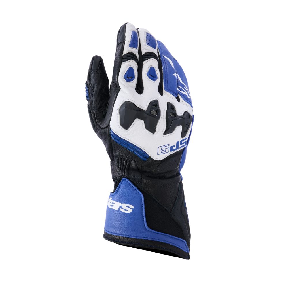 Alpinestars SP-9 Gloves - Bright Blue / Navy / White