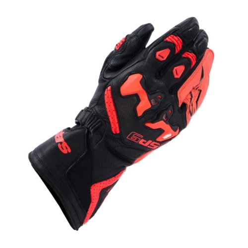 Alpinestars SP-9 Gloves - Black Red Fluo