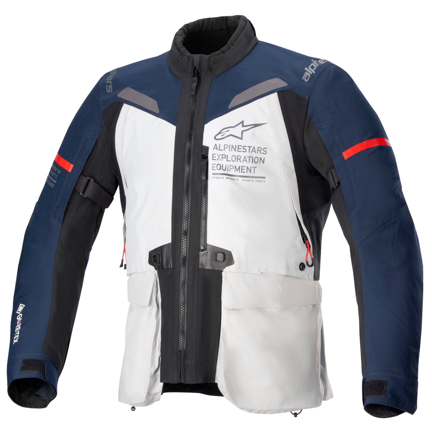 Alpinestars ST-7 2L Gore-Tex Jacket - Ice Grey/Dark Blue/Black