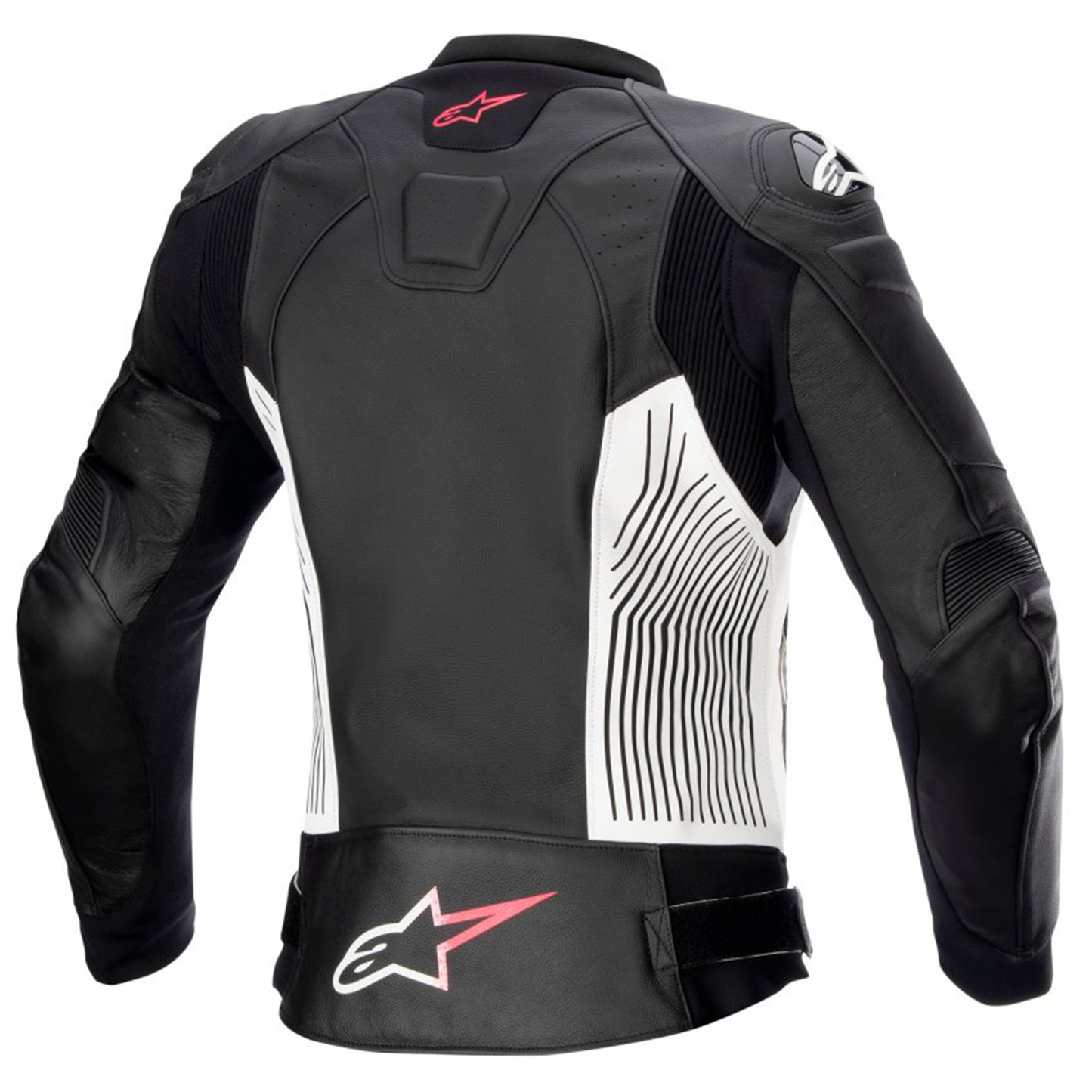 Alpinestars Stella GP Plus V4 Leather Jacket -  Black/White/Diva Pink