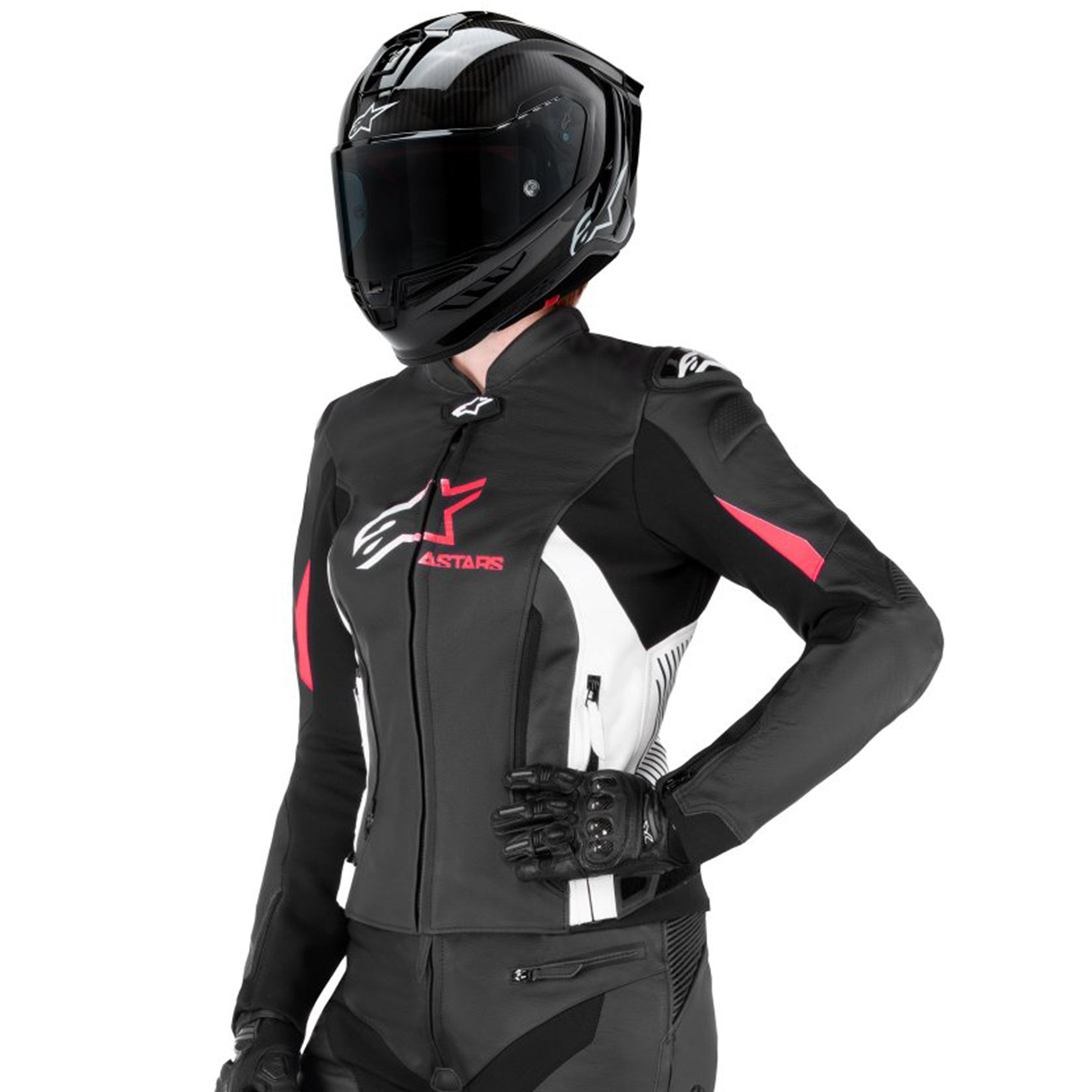 Alpinestars stella gp plus r leather jacket best sale