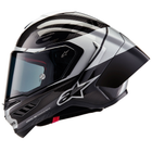 Alpinestars Supertech R10 - Element Black Carbon/Silver/Black Gloss - Includes Tinted Visor