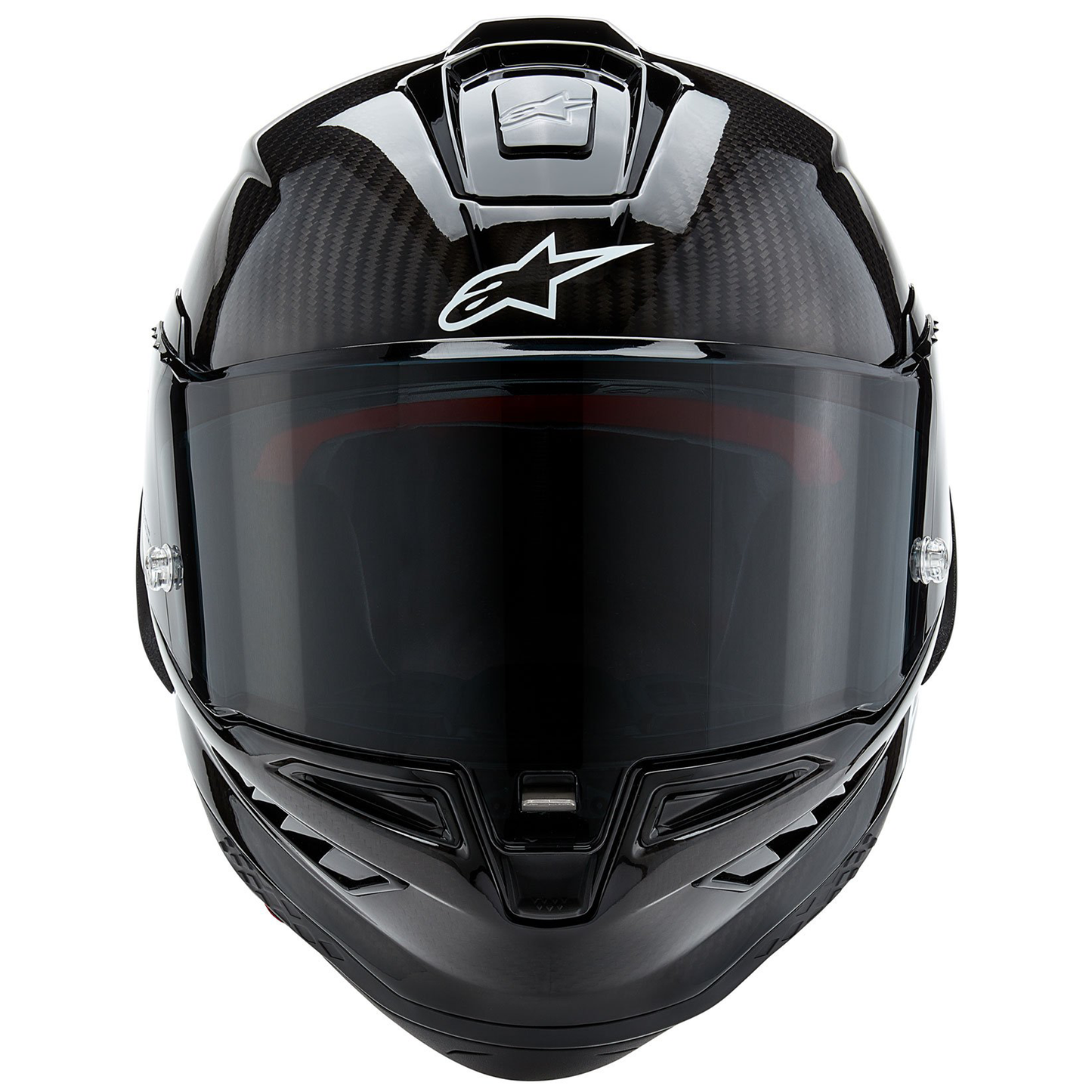 Alpinestars Alpinestars Supertech R10 - Solid Matt and Gloss Black Carbon - Includes Tinted Visor - View 6