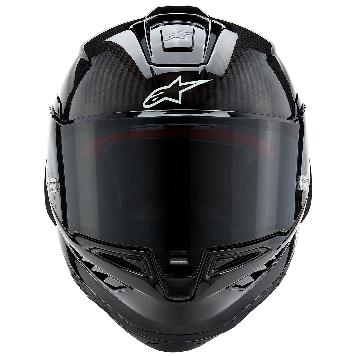Alpinestars Alpinestars Supertech R10 - Solid Matt and Gloss Black Carbon - Includes Tinted Visor - View 6