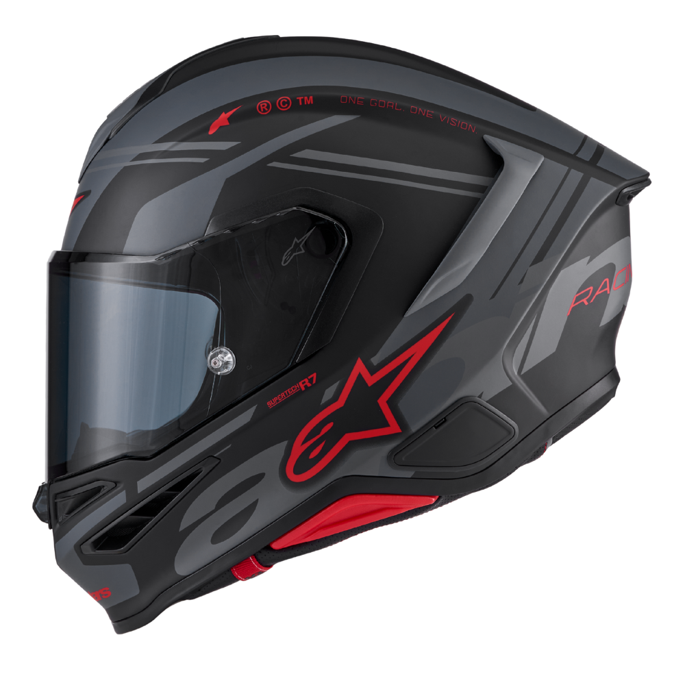 Alpinestars Supertech R7 A-Core Black / Grey / Red Matt