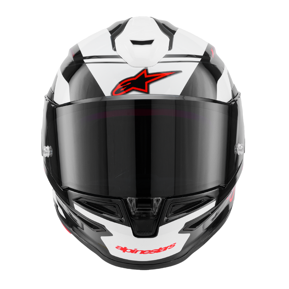 Alpinestars Supertech R7 A-Core Black / White / Red Glossy