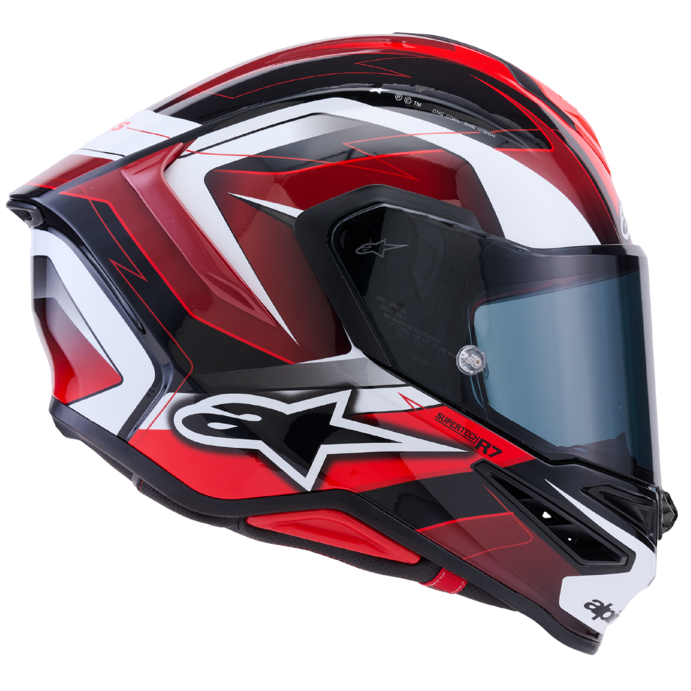 Alpinestars Supertech R7 Kinetis Black / Red / White Glossy
