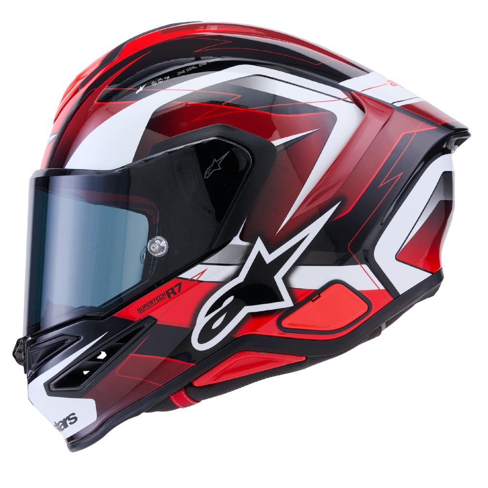 Alpinestars Supertech R7 Kinetis Black / Red / White Glossy