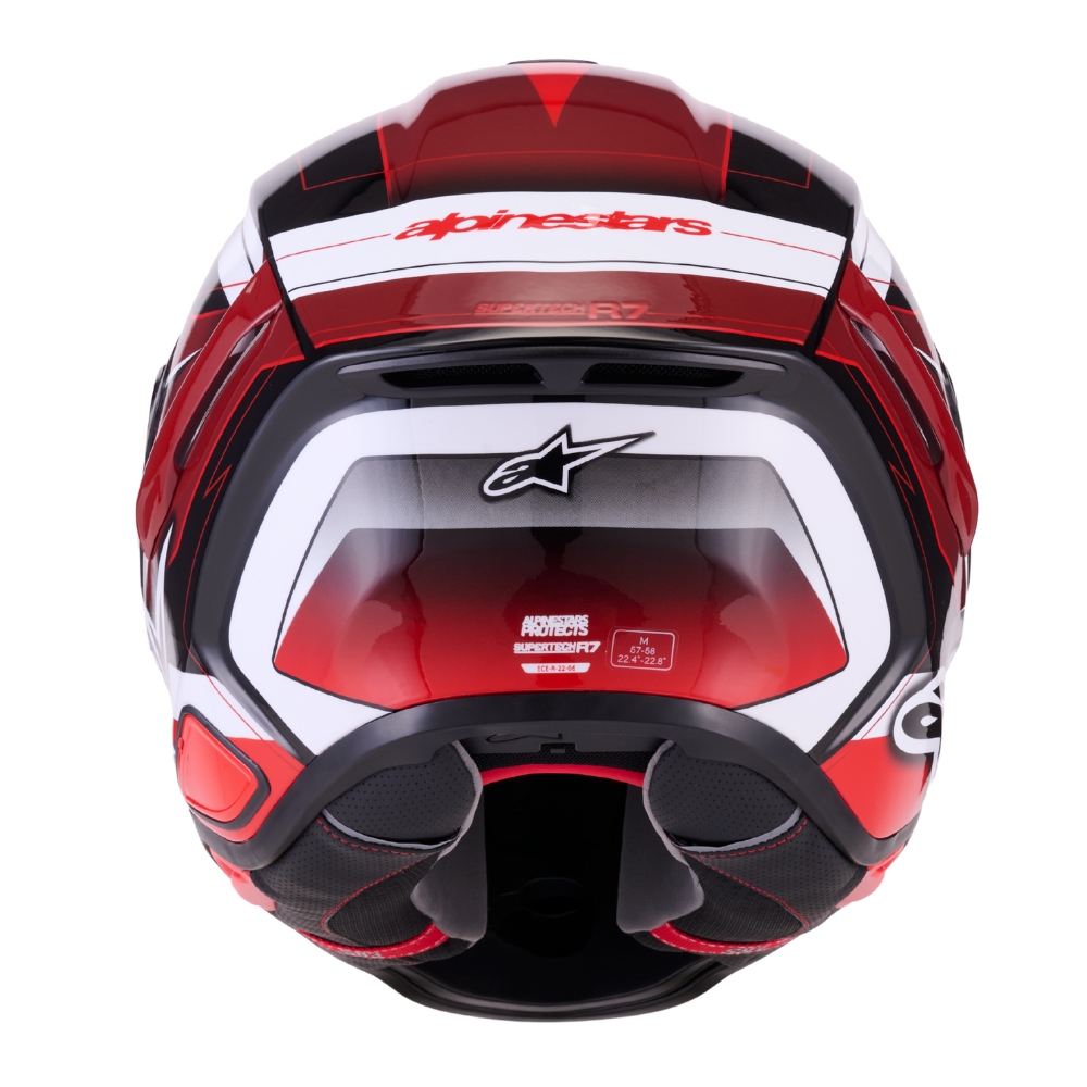 Alpinestars Supertech R7 Kinetis Black / Red / White Glossy