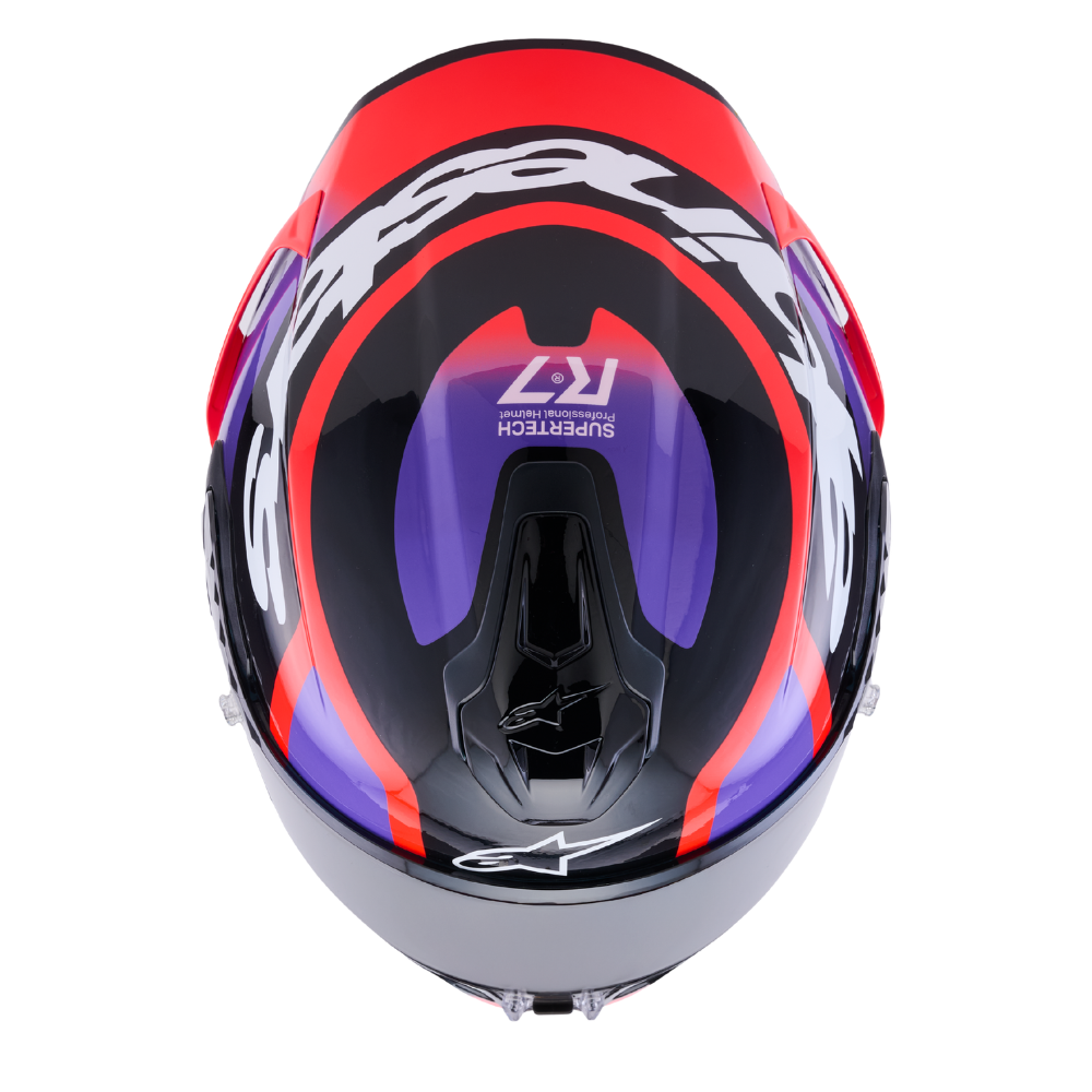 Alpinestars Supertech R7 Lumen Black / Purple / Red Fluo / White Glossy