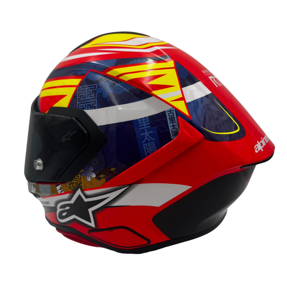 Alpinestars Supertech R7 Taiyo Furusato Red / White / Yellow Fluo Glossy Replica Edition
