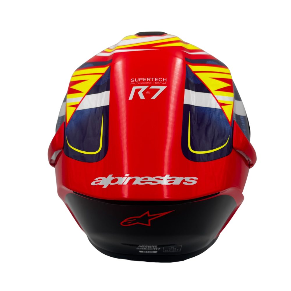 Alpinestars Supertech R7 Taiyo Furusato Red / White / Yellow Fluo Glossy Replica Edition