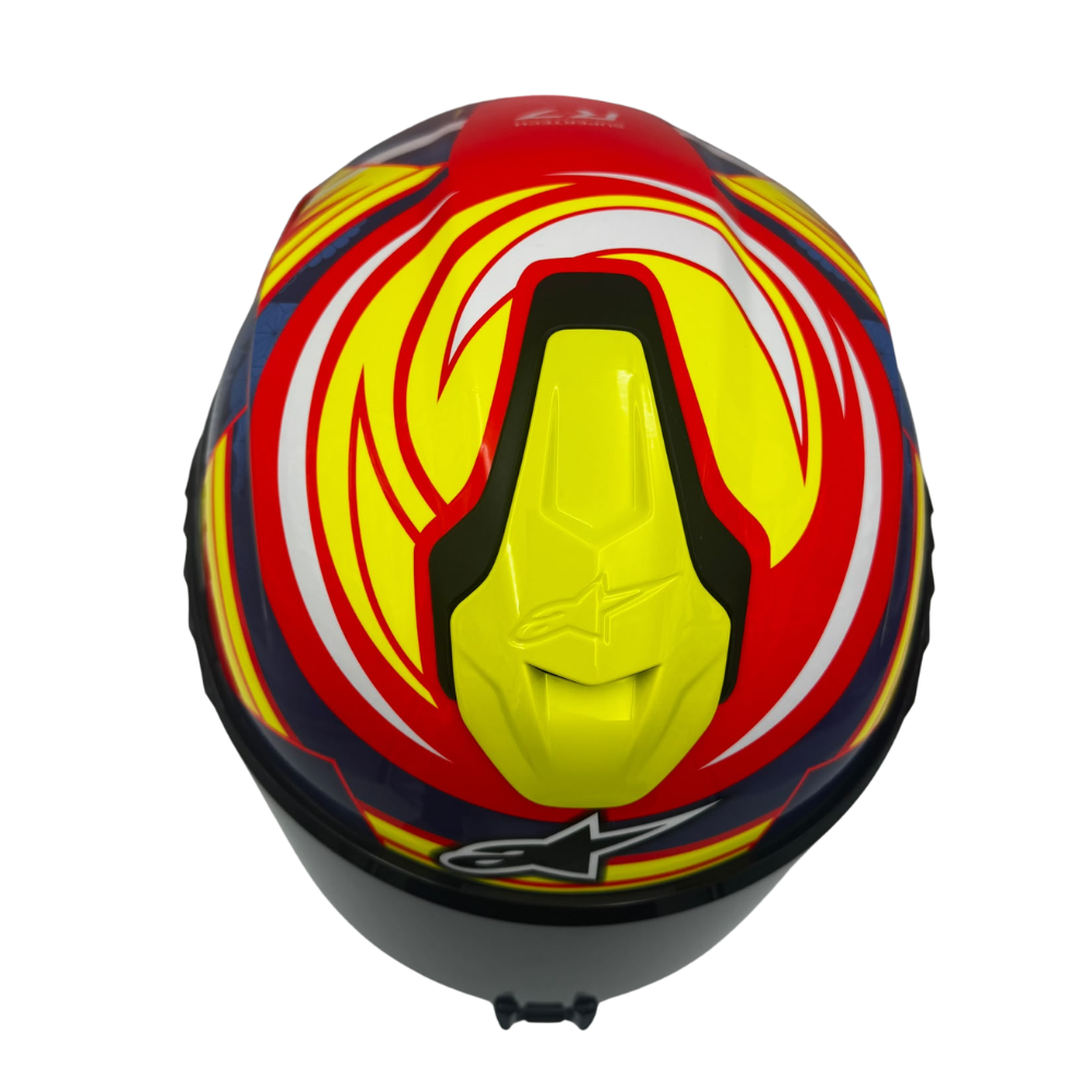 Alpinestars Supertech R7 Taiyo Furusato Red / White / Yellow Fluo Glossy Replica Edition