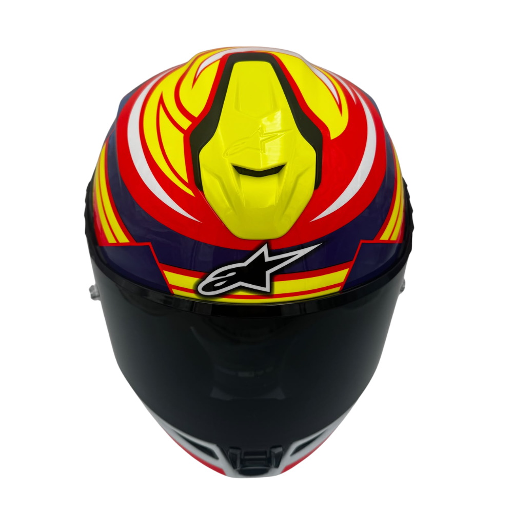 Alpinestars Supertech R7 Taiyo Furusato Red / White / Yellow Fluo Glossy Replica Edition